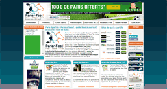 Desktop Screenshot of parier-foot.com